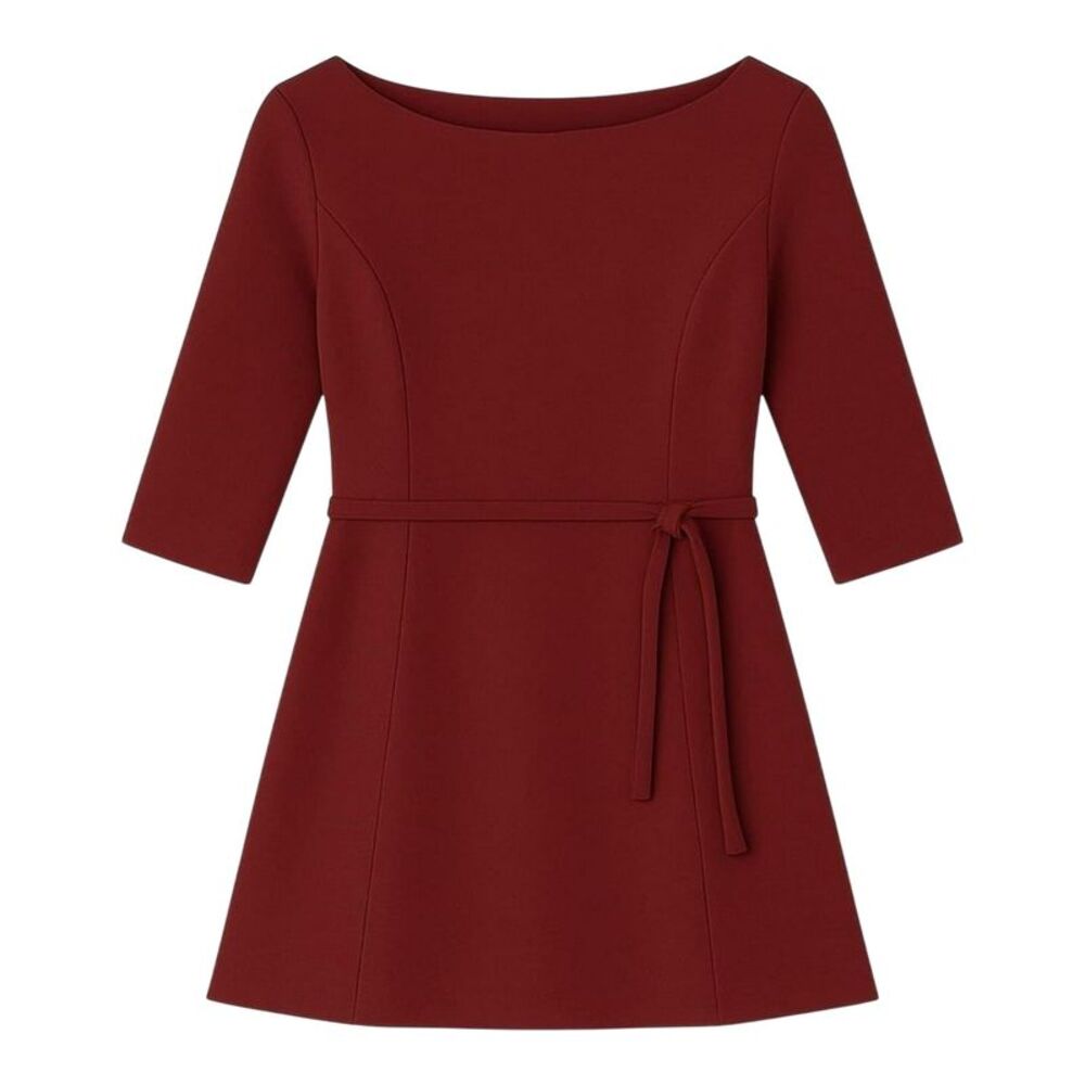 I Saw It First Womens/Ladies Ponte Mini Dress / Burgundy